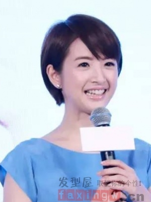 林依晨的新发型 短发真的太少女了