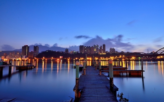 台湾唯美夜景高清桌面壁纸