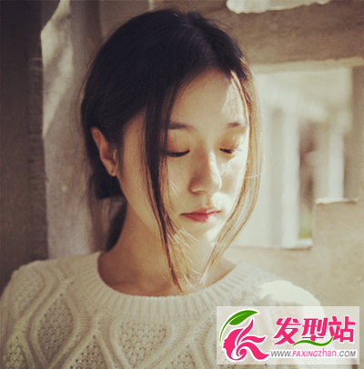 时尚魅力的中分造型设计 将圆脸的你打造成瘦脸