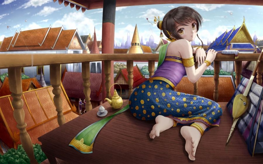 动漫古装青春美少女唯美图片