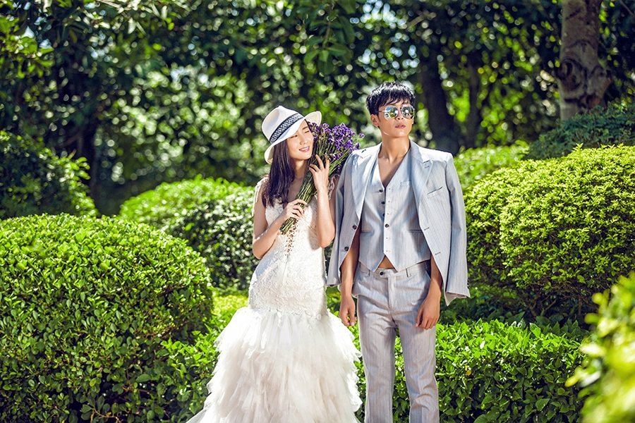 园林爱情 婚纱照