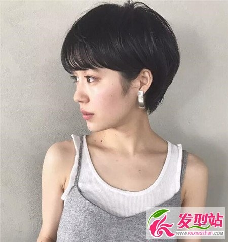 日系露耳朵短发 九款气质短发