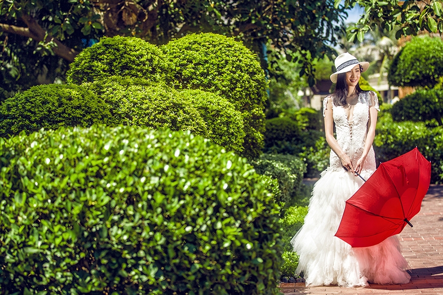 园林爱情 婚纱照