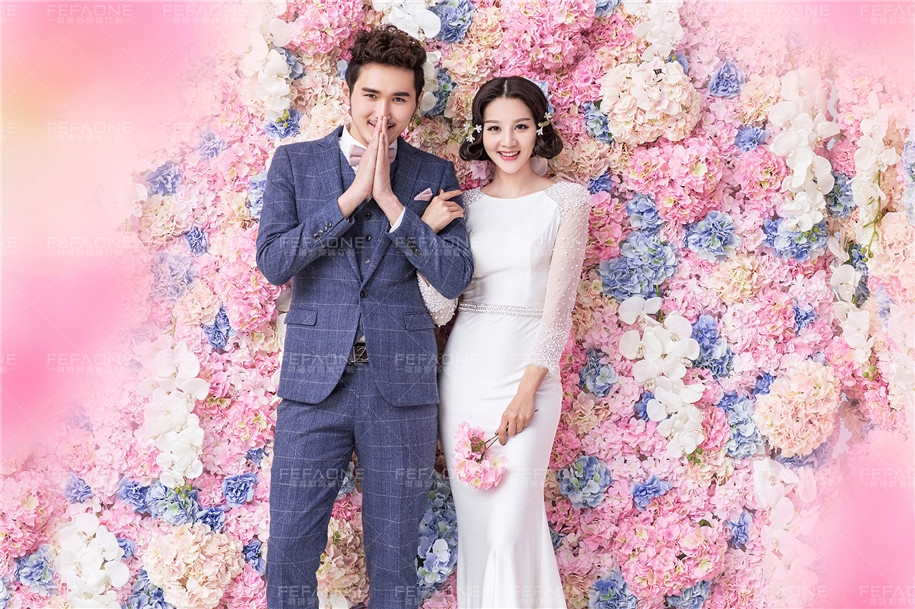 love flowers 婚纱照