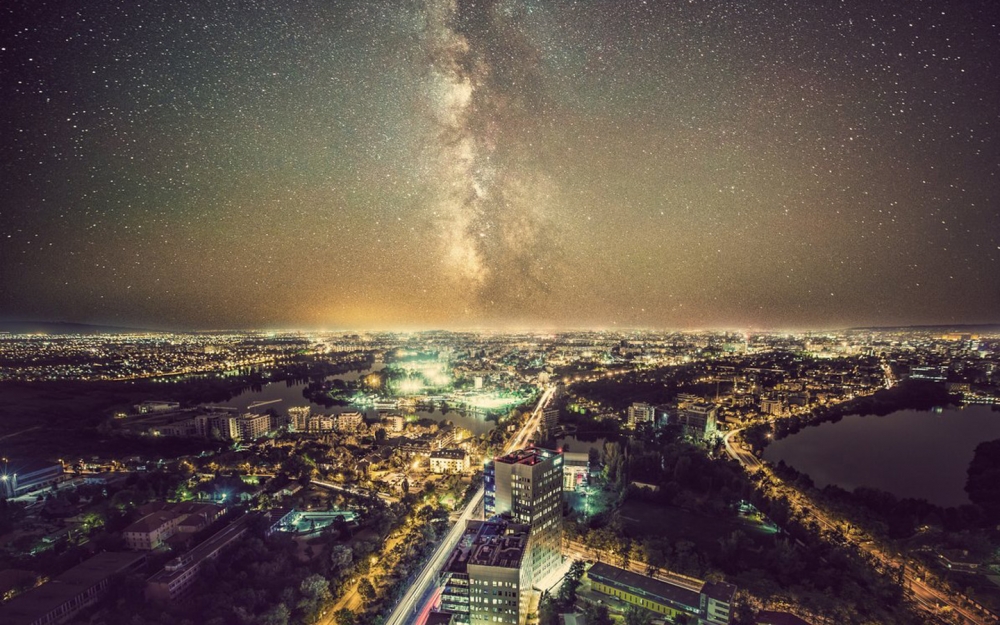 风景壁纸城市夜景图片