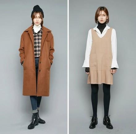 韩国 MOSSBEAN 秋冬Looks 简洁搭配 .