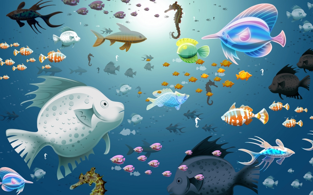 奇幻神秘美丽的海底世界高清图片电脑桌面壁纸 第二辑