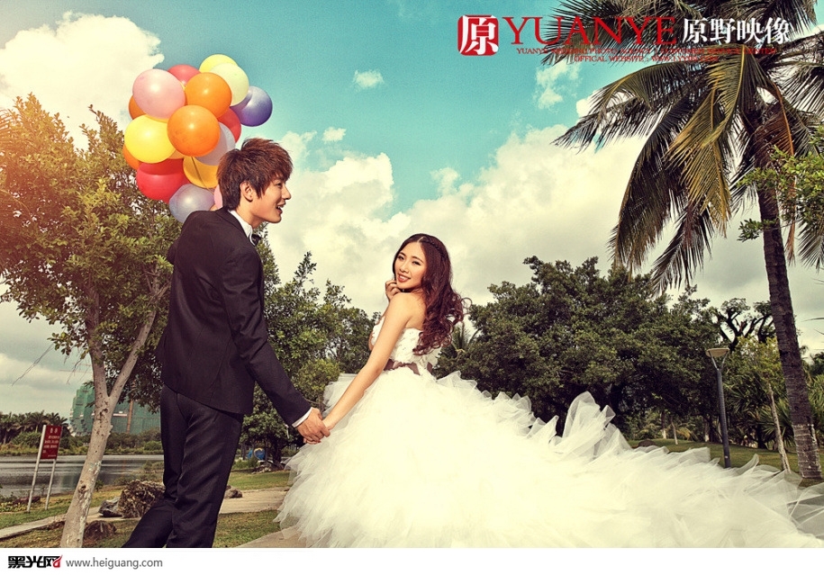 彩色心情 婚纱照