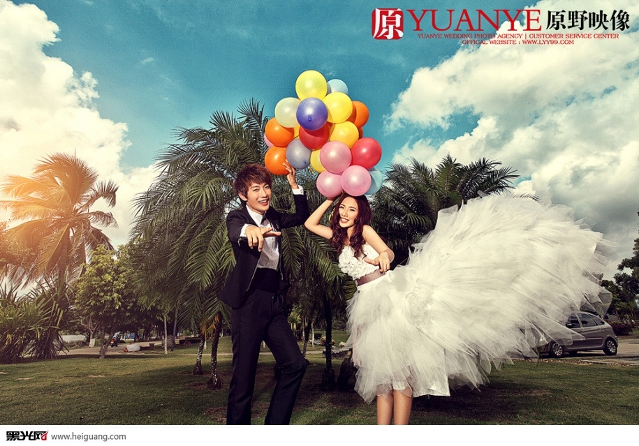 彩色心情 婚纱照
