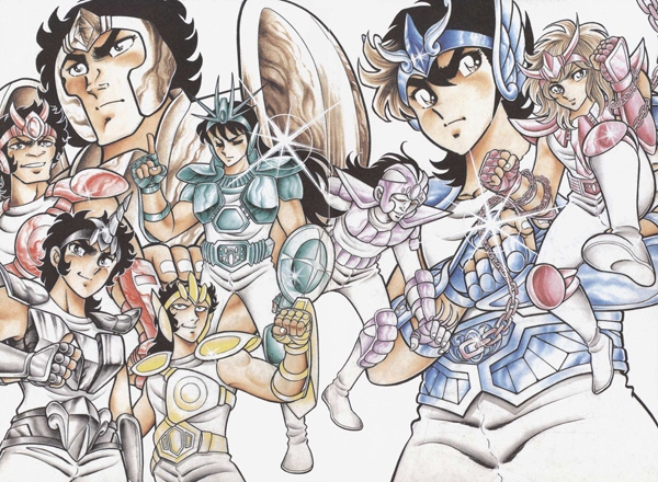 圣斗士星矢漫画经典图片