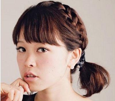 两款时尚的编发发型 美丽大方简单易学