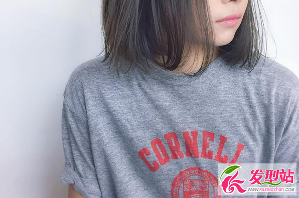 短发内扣卷起来最IN 韩式显瘦女生气质波波头