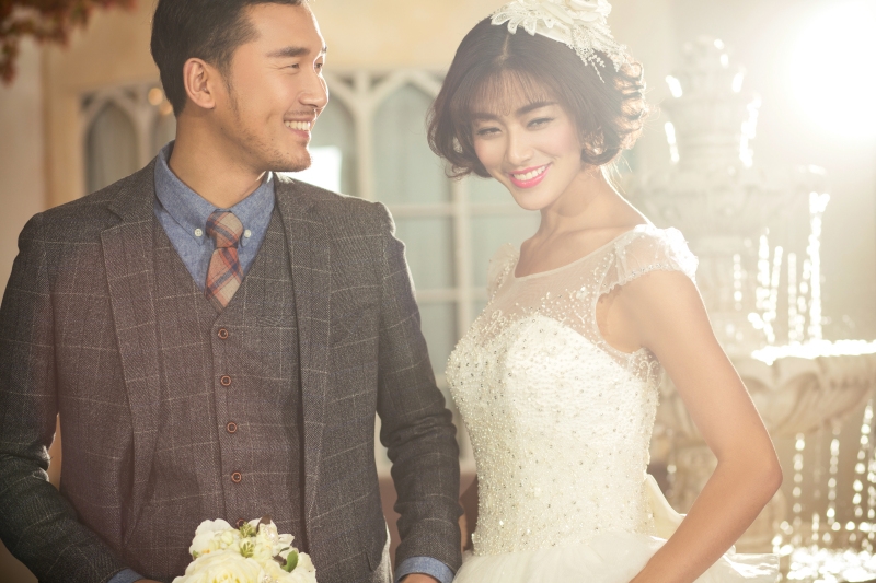 爱的后花园 婚纱照