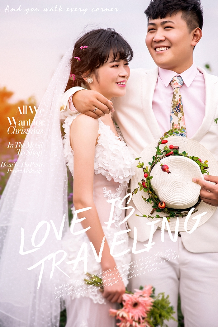 花语幸福 婚纱照