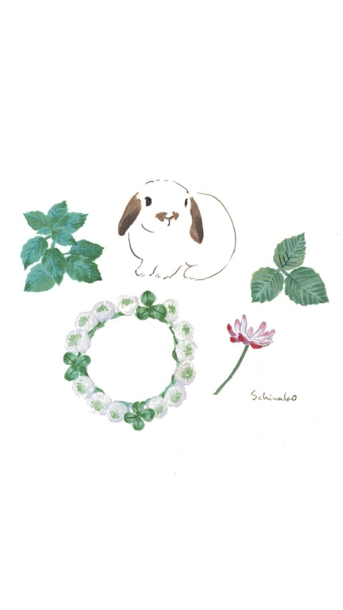 简约个性插画风格手机壁纸