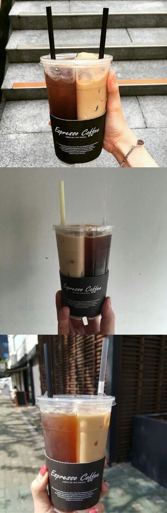 Coffee Zip推出的美式咖啡拿铁双拼