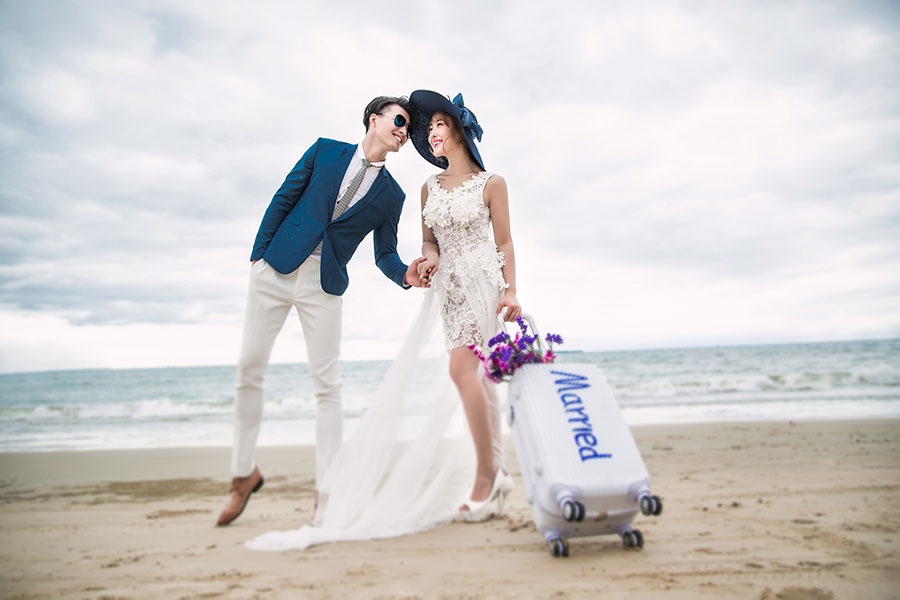 倾心相恋 婚纱照