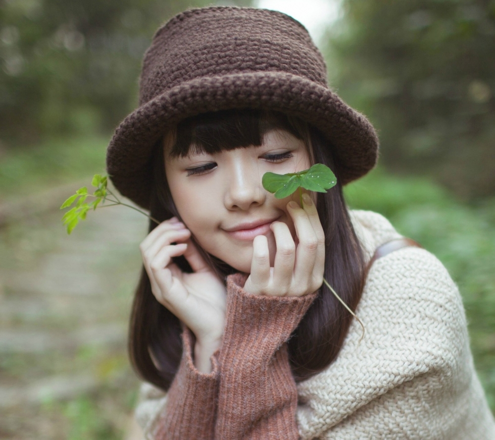 精选喜欢戴帽子的清纯养眼美女图片手机壁纸第三辑