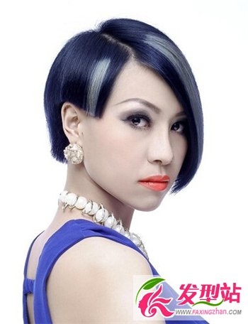 女生流行短发沙宣发型图片 唯美设计充满艺术美