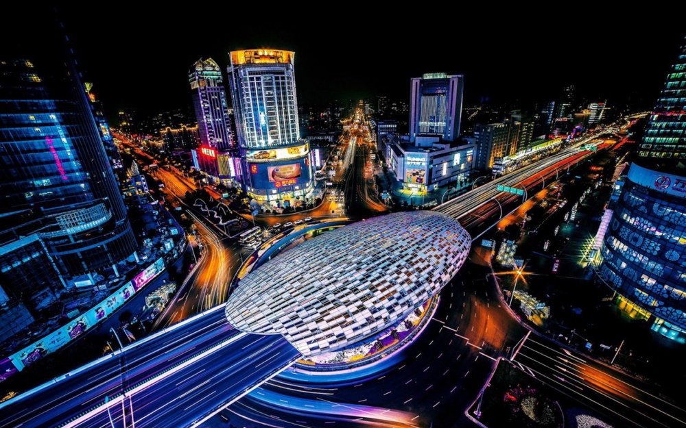 风景壁纸城市夜景图片