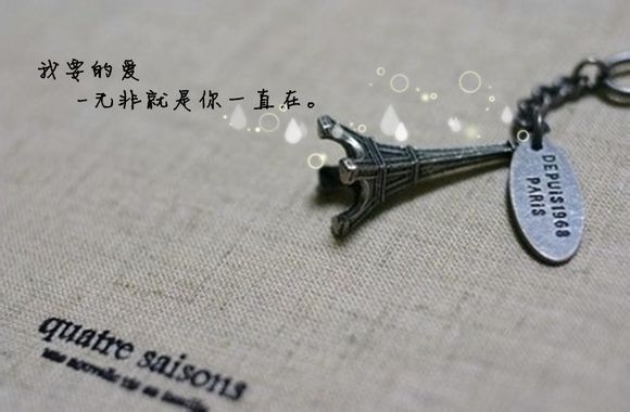 埃菲尔，我想和你坐看天荒地老