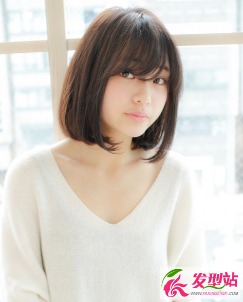内扣短波波头 韩式显瘦女生短发2017