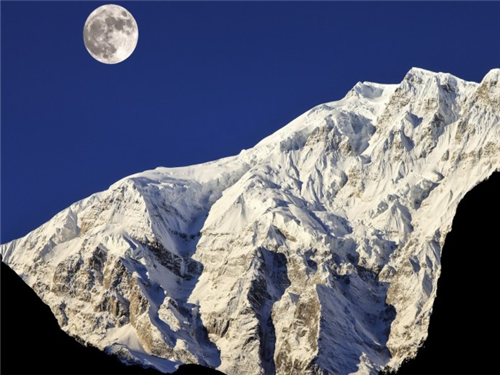 雄伟的喜马拉雅山脉图片 喜马拉雅山图片大全