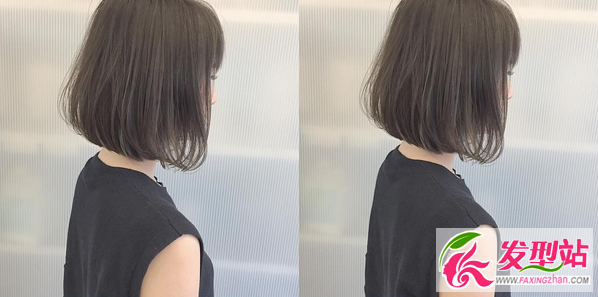 短发内扣卷起来最IN 韩式显瘦女生气质波波头