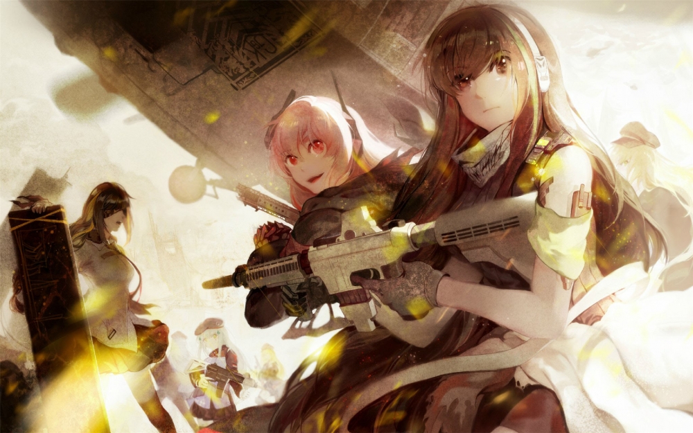 手游《少女前线》枪械动漫美少女官方高清壁纸合集