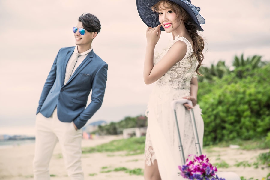 倾心相恋 婚纱照