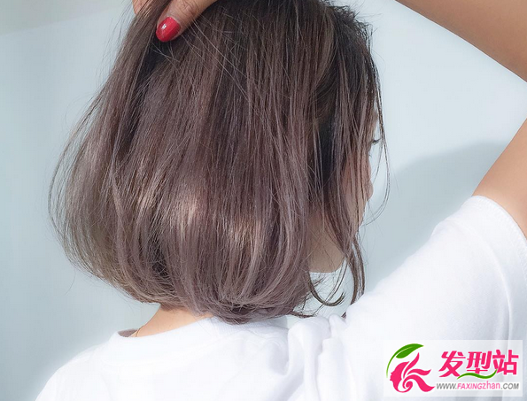 短发内扣卷起来最IN 韩式显瘦女生气质波波头