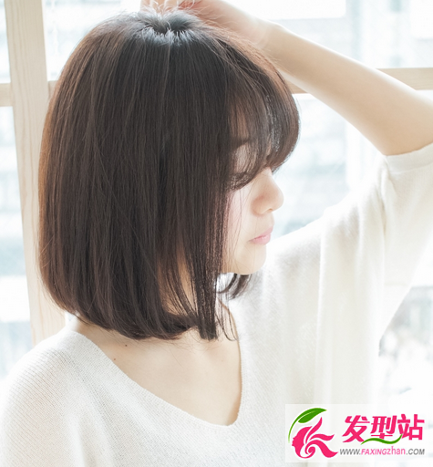 内扣短波波头 韩式显瘦女生短发2017