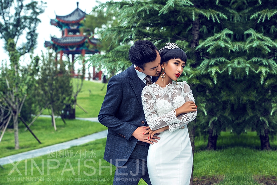 大牌男女 婚纱照