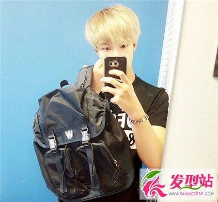 时尚主流的男生柔顺短直发发型