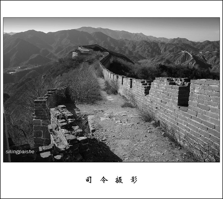 【八达岭长城东端的长城】