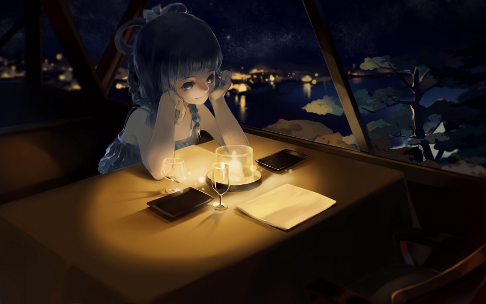 洛天依壁纸：好看的动漫美少女超清壁纸合集