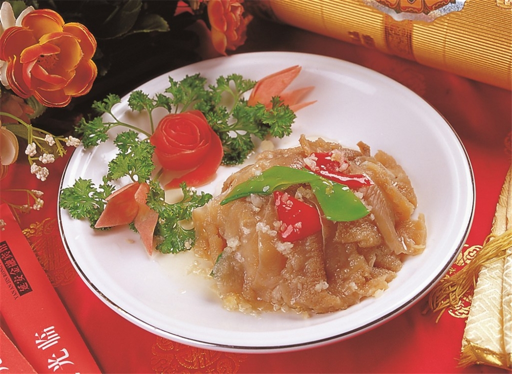 蒜香牛肚凉菜系列美食素材图片
