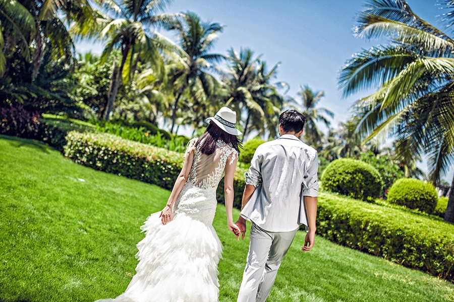 园林爱情 婚纱照