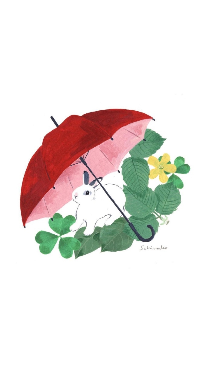 简约个性插画风格手机壁纸