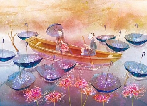 插画系唯美大图 所谓的曾经 就是幸福