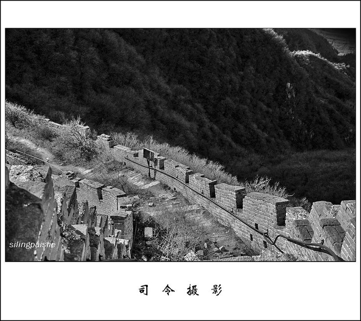 【八达岭长城东端的长城】