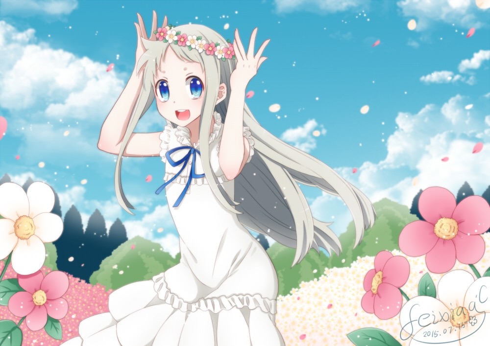 未闻花名本间芽衣子电脑壁纸美图 追忆消失的那朵花