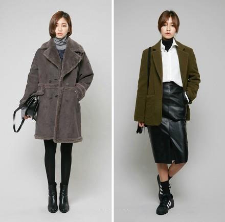 韩国 MOSSBEAN 秋冬Looks 简洁搭配 .