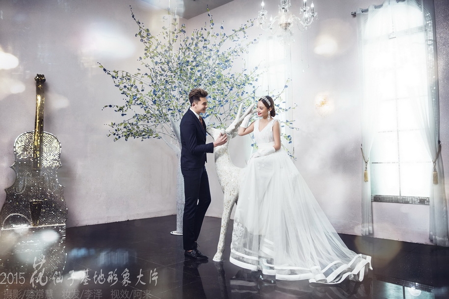 旋转木马 婚纱照