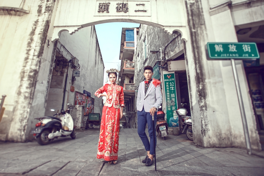解放街 婚纱照