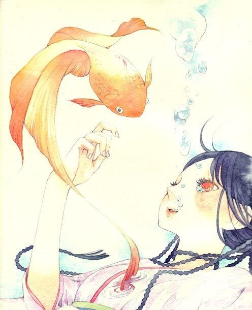 鱼的世界 插画系