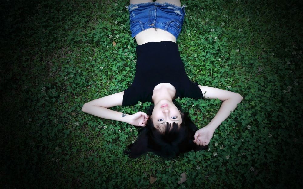 小清新校园美女写真高清桌面壁纸 第三辑