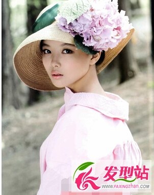 日系森女风长发发型 清新优雅高洁