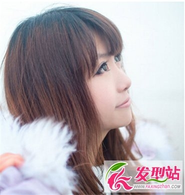 清新女生中长发发型 甜美时尚氧气迷人