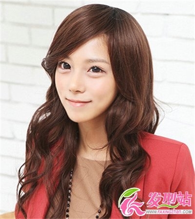 2014女生流行韩式烫发发型 时尚发型塑造清甜靓丽美女